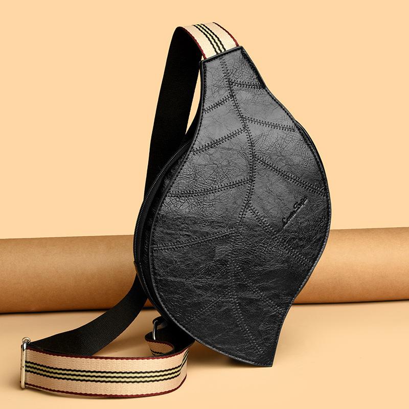 Vintage Chic Crossbody Sling Bag Adjustable Strap Buckle Closure Edge Paint Detailing Versatile Spacious Shoulder Bags For Women Travel Everyday Use