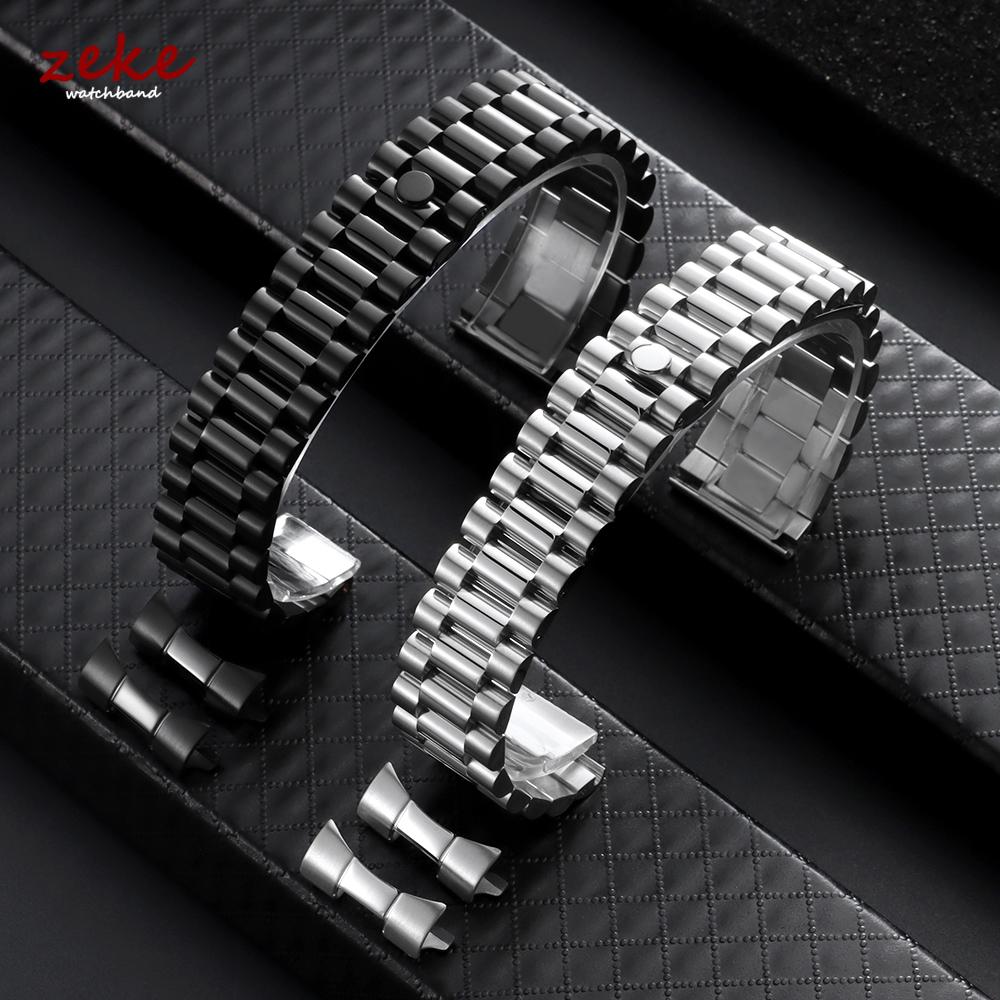Bracciale per Orologio Massiccio di Lusso da 20 mm 21 mm 22 mm in Acciaio Inossidabile 304L con Chiusura Deployante per Orologi Rolex da Uomo e Donna Accessori