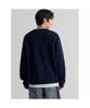8SECONDS Casual Fisherman Round Knit Navy