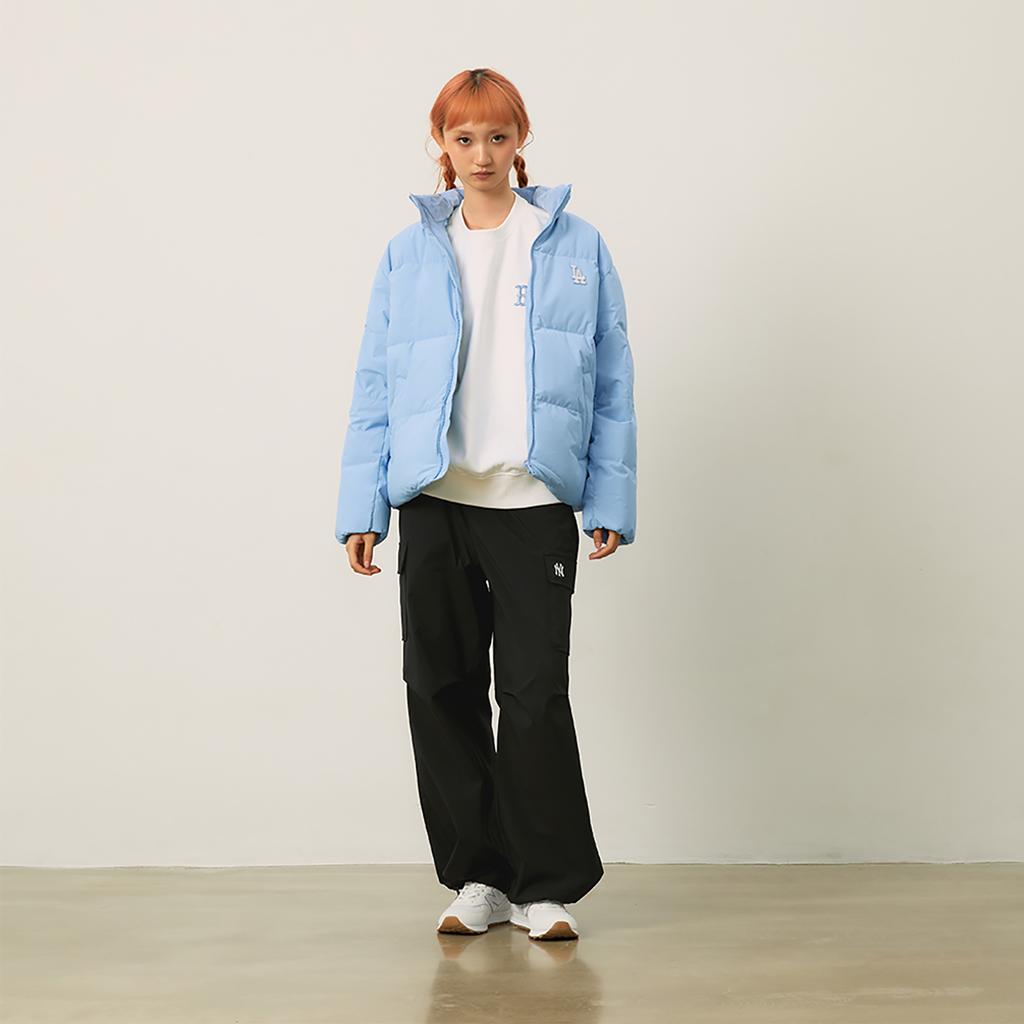 New MLB Los Angeles Dodgers Basic Collection FW24 Down Jacket Unisex Sky Blue 3ADJB1046-07SBS
