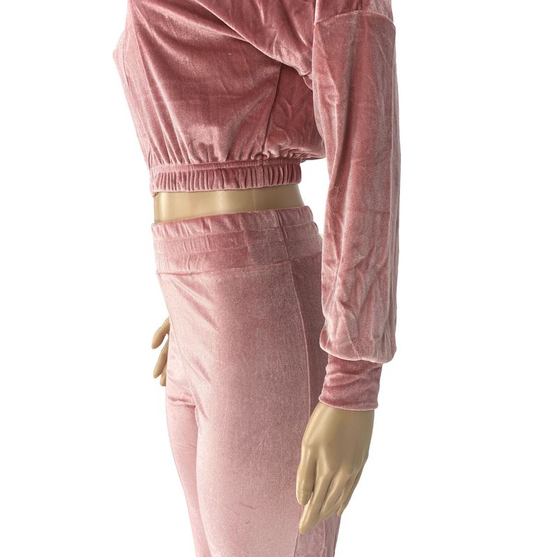 

2025 Zipper Jacket Straight Leg Pants Set Grey M