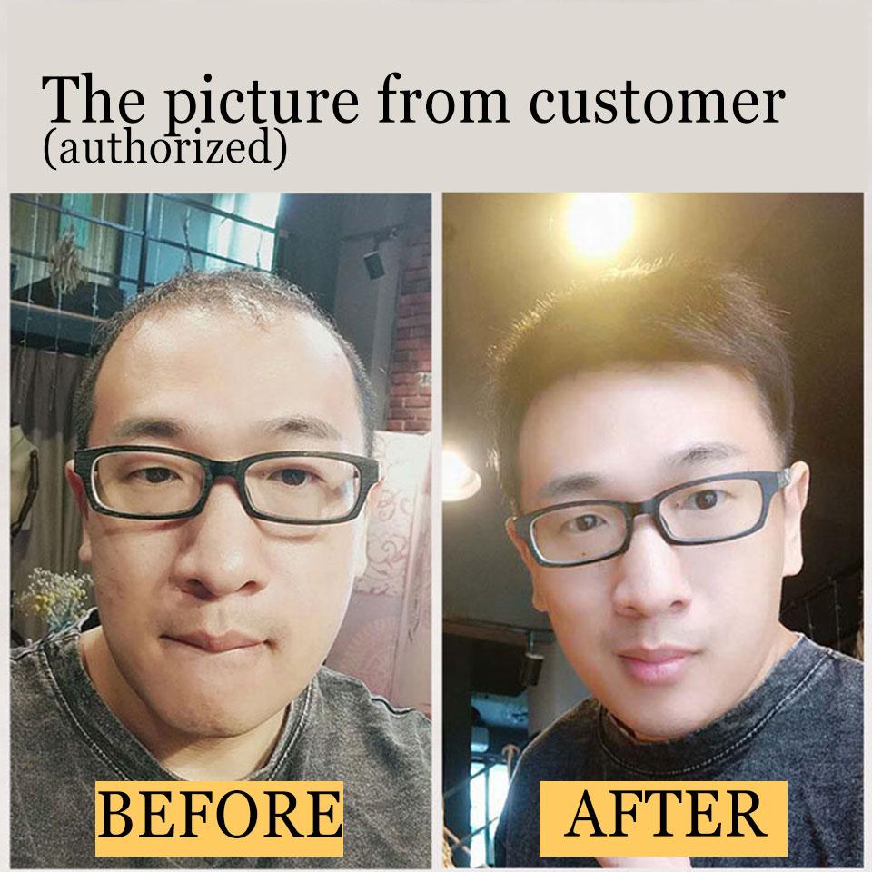 Short Natural Male Wigs for Man Synthetic hair crew-cut hairstyle for young man balding sparse hair