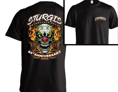 2025 Sturgis Motorcycle Rally Koszulka Insane Clown - 85. Rocznica