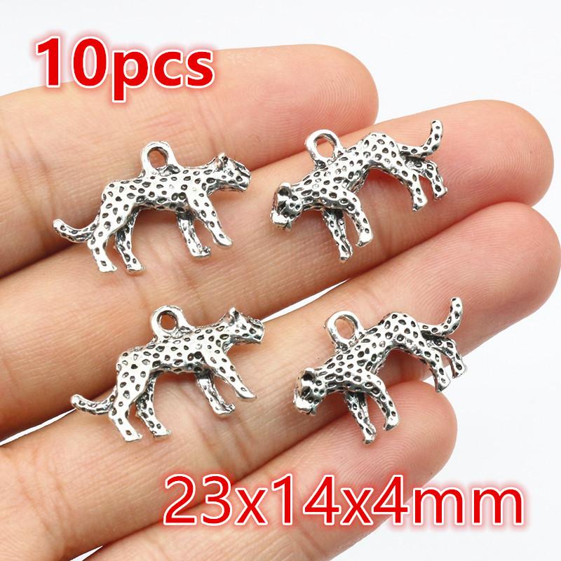 2-30pcs Animal Pendant Cute Charms Cat Dog Leopard Deer Elephant DIY Jewelry Making Accessories Findings for Necklace Keychains