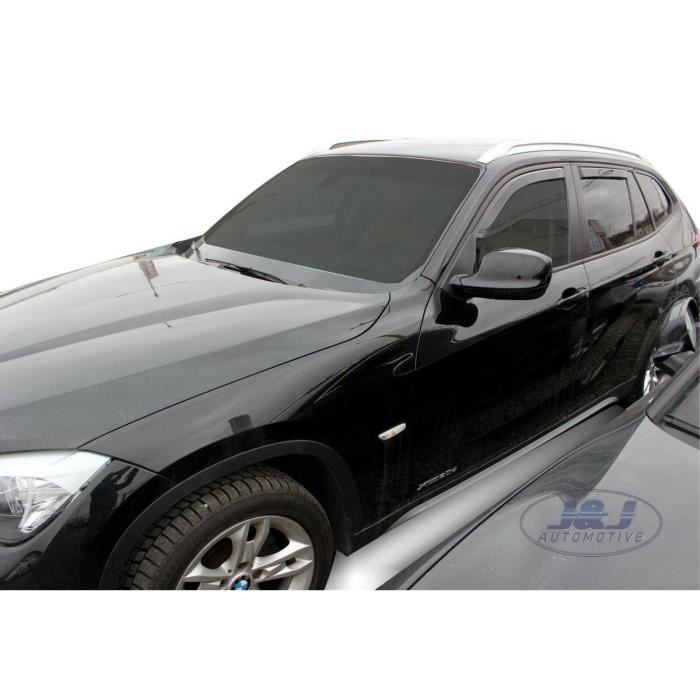 Déflecteurs d'air - J&J AUTOMOTIVE - Heko - Fumé - Pour BMW X1 E84 2009-2015 - Installation facile