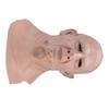 Realistic Bald Head Man Mask Latex Human Face Mask Funny Scary Halloween Costume Cosplay Props
