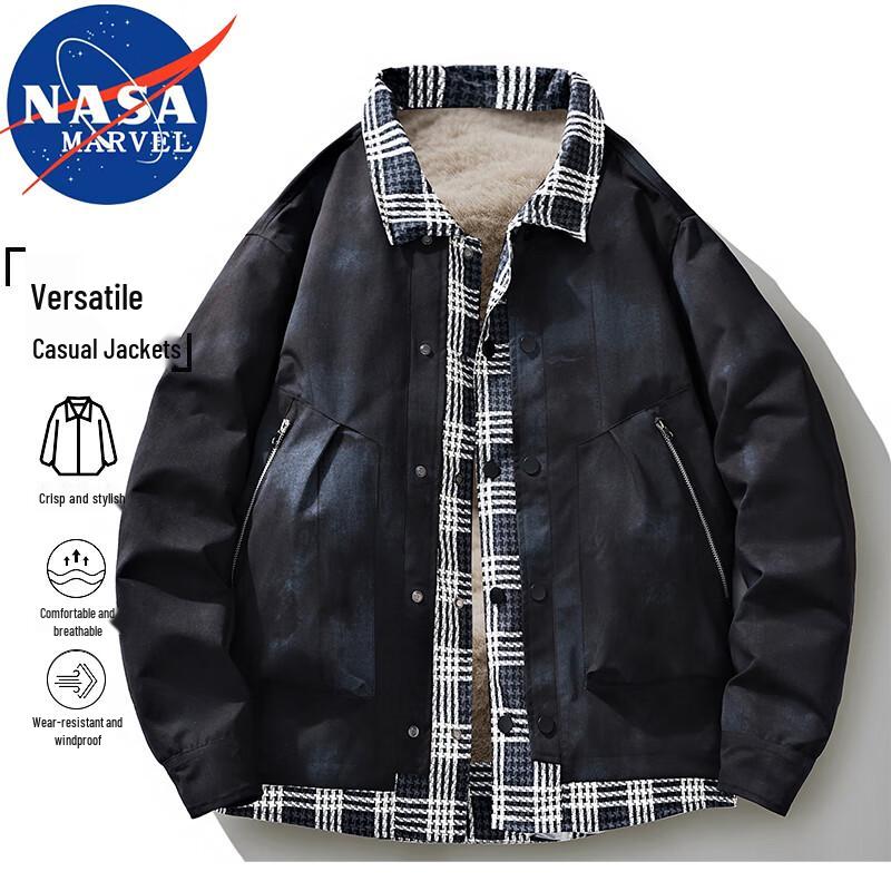 

NASA MARVEL Men s Trendy Loose-Fit Casual Jacket 6XL