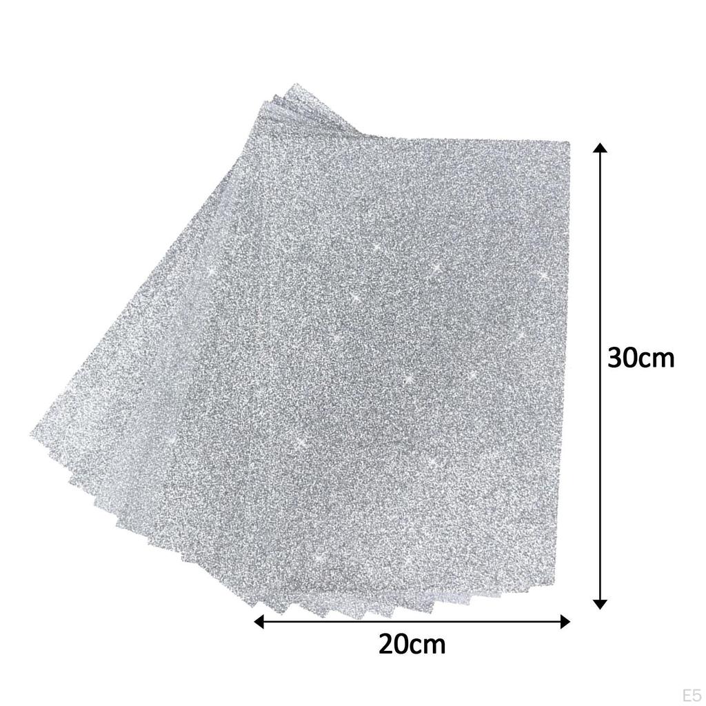 DIY Glitter Sponge Cardstock Craft Flash Paper for Collages Board