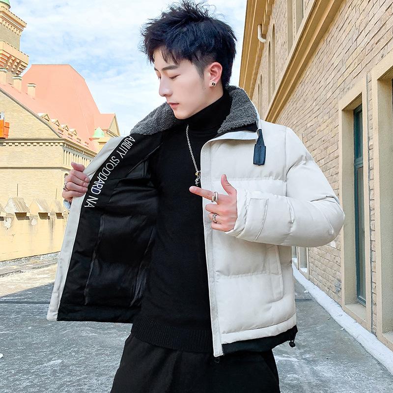 

Повседневная мужская хлопковая куртка однотонная свободная зимняя для ежедневной носки теплая 4XL