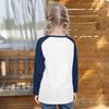 Kids' Fashionable Comfortable Christmas Print Neck Pullover Long Sleeve Top