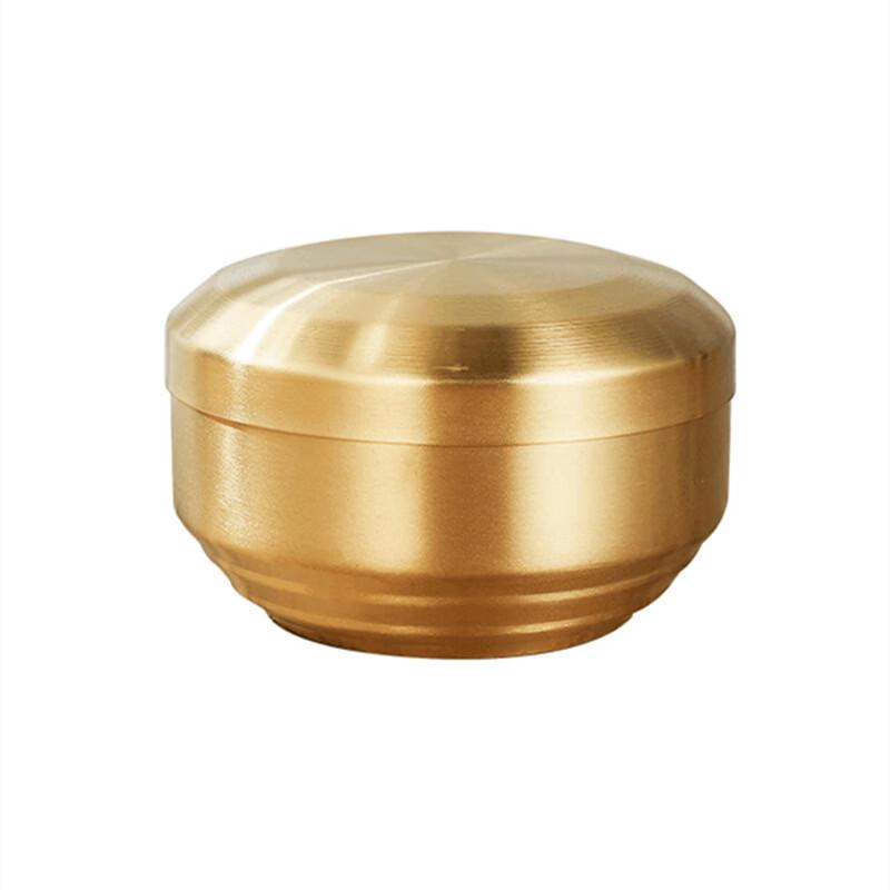 ZISIZ Gold Insulated Stainless Steel Rice Bowl with Lid