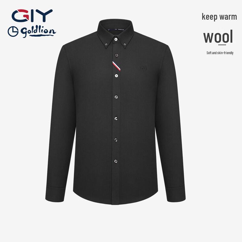 Goldlion GY Men s Wool Blend Long Sleeve Shirt L