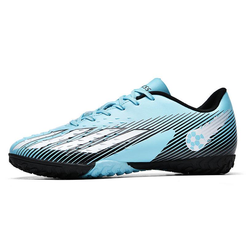 

Low-top football shoes men s shoes tf broken nails artificial flat AG nails long leather feet male and female teenagers training shoes 46