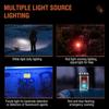 V3 Powerful EDC LED Keychain Flashlight 1000LM Mini Portable Work Light Type-C Rechargeable Torch Camping Fishing Pocket Lantern