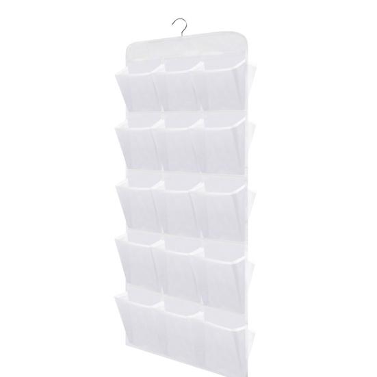 Storage Hanging Bag 30 Large Mesh Pocket Dual Sided with Rotating Hanger Wall Mounted Shoe Organizer