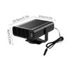 For Refer To Description Car Heater Fast Heating High Power Heater Car 2-in-1 Cooler And Heater Auto Dryer Windshield Defroster