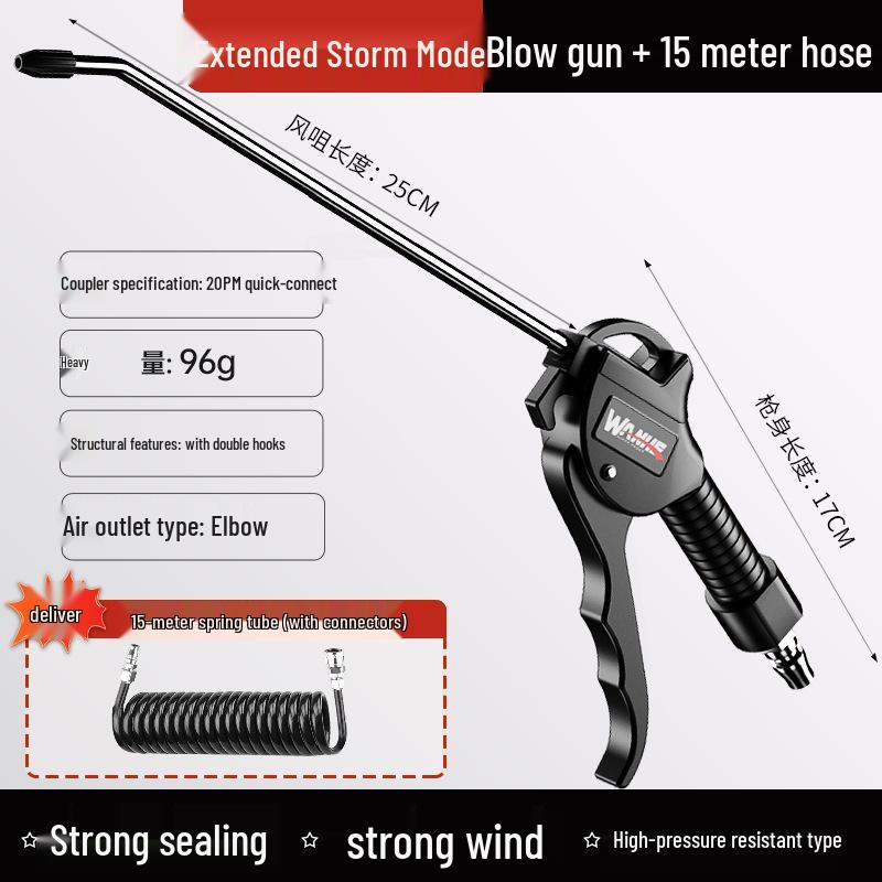 Wanhe High-Pressure Air Blow Gun for Dust Removal and Truck Inflation