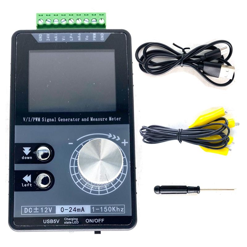 A27F-Power Supply Interface Analog Simulator For PLC And Panel Debugging 10-20Ma/4-20Ma Color Screen Input