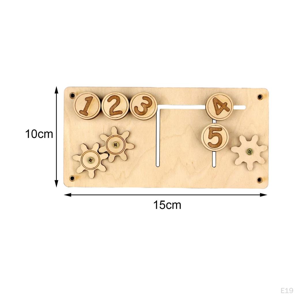 Busy Board Accessories Wooden Sensory Toys Teaching Aids Basic Skill Early Education