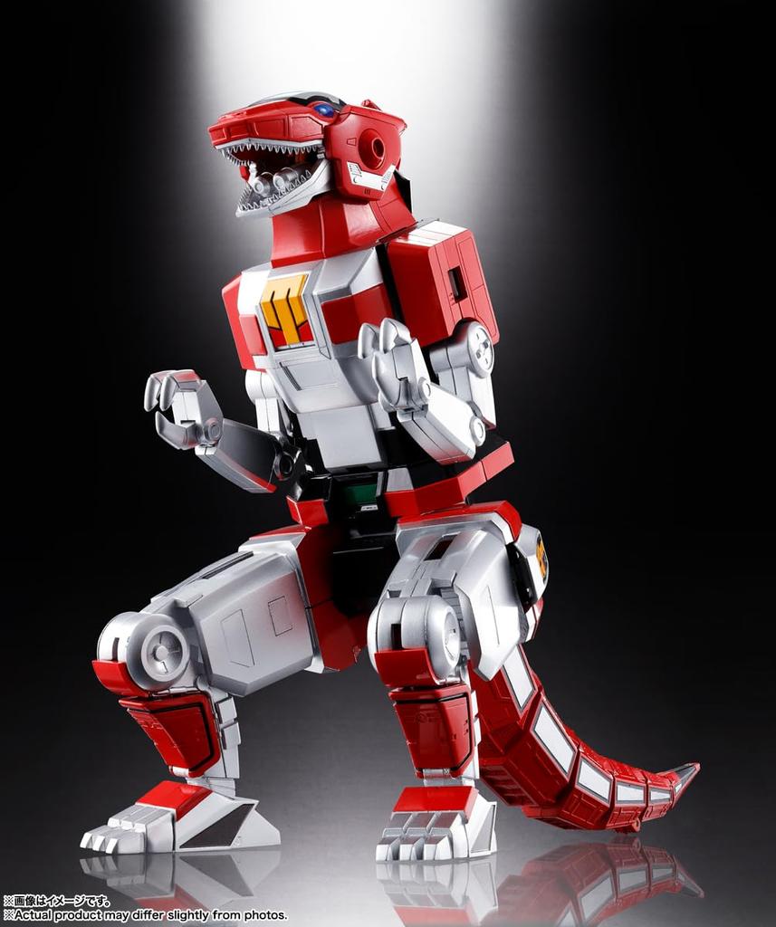 TAMASHII NATIONS Soul of Chogokin Dinosaur Sentai Zyuranger Juutei Daijushin Daijushin Dragon Caesar 260 mm malt bevegelig figur GX-72 & GX-78