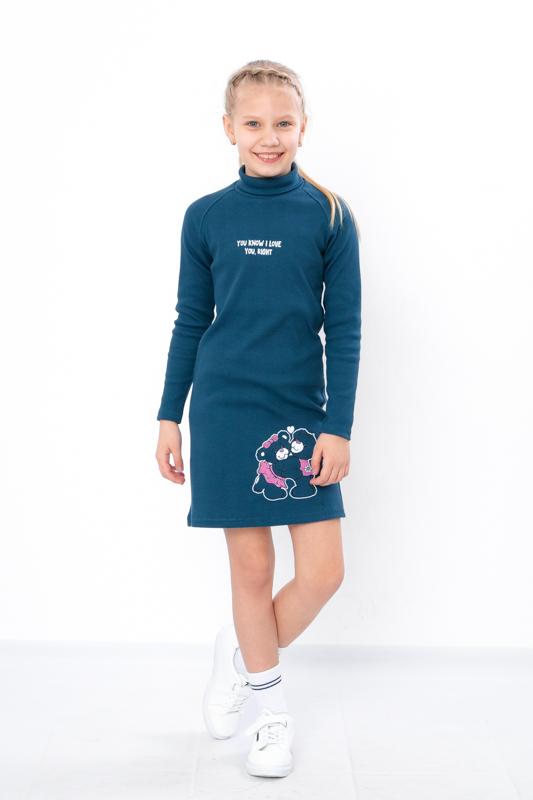 

Сукня для особливих випадків для дівчинки – М яка тканина та стильний крій, На будь-який сезон, 6316-019-33 HC 104 смарагдовий