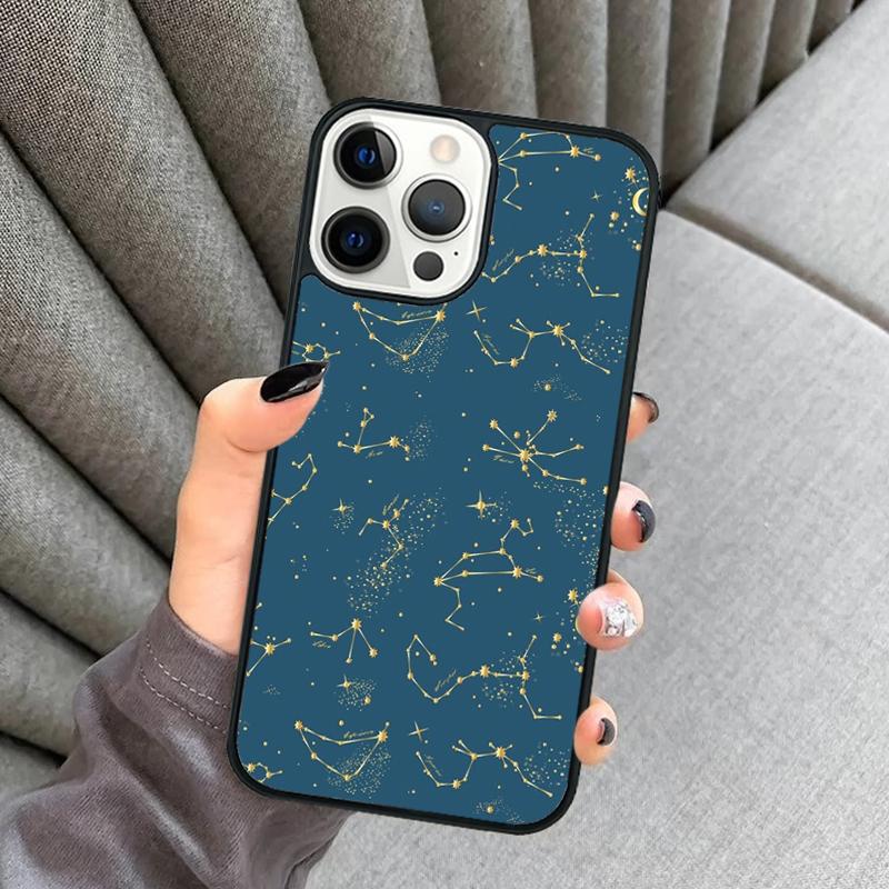 Starry Night space constellations stars Phone Case For iPhone 17 Air 16 16e 15 13 14 Pro Max 11 12 Plus 2022 MAX
