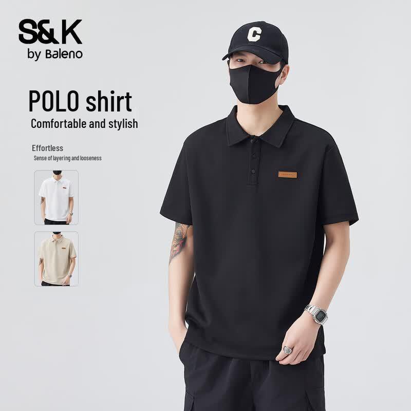 

Baleno S&K Series Men s American Retro Polo Shirt 2XL