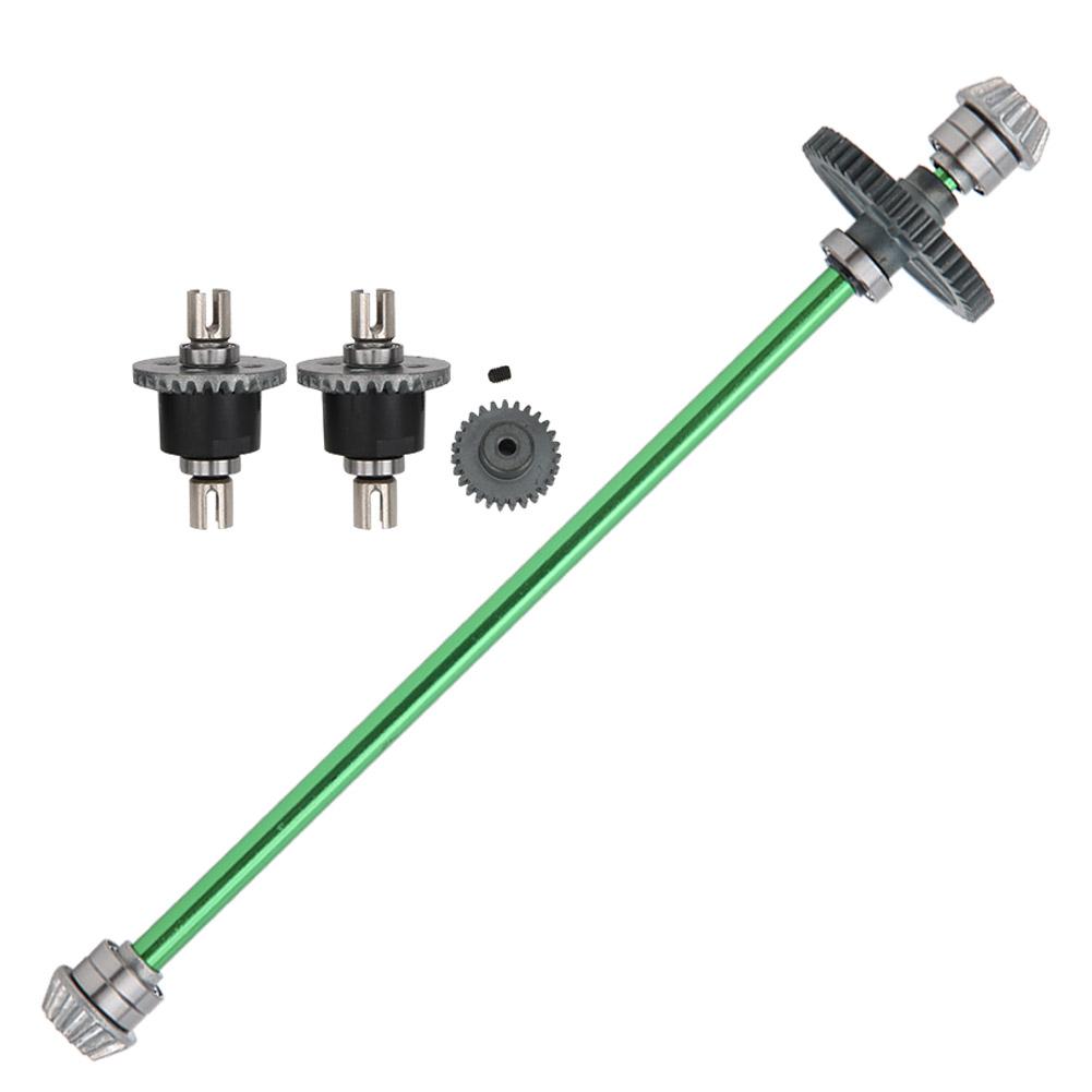 

Central Drive Shaft Motor Gear Differential Mechanism Set for Wltoys 1 14 RC Car 144001green зелений