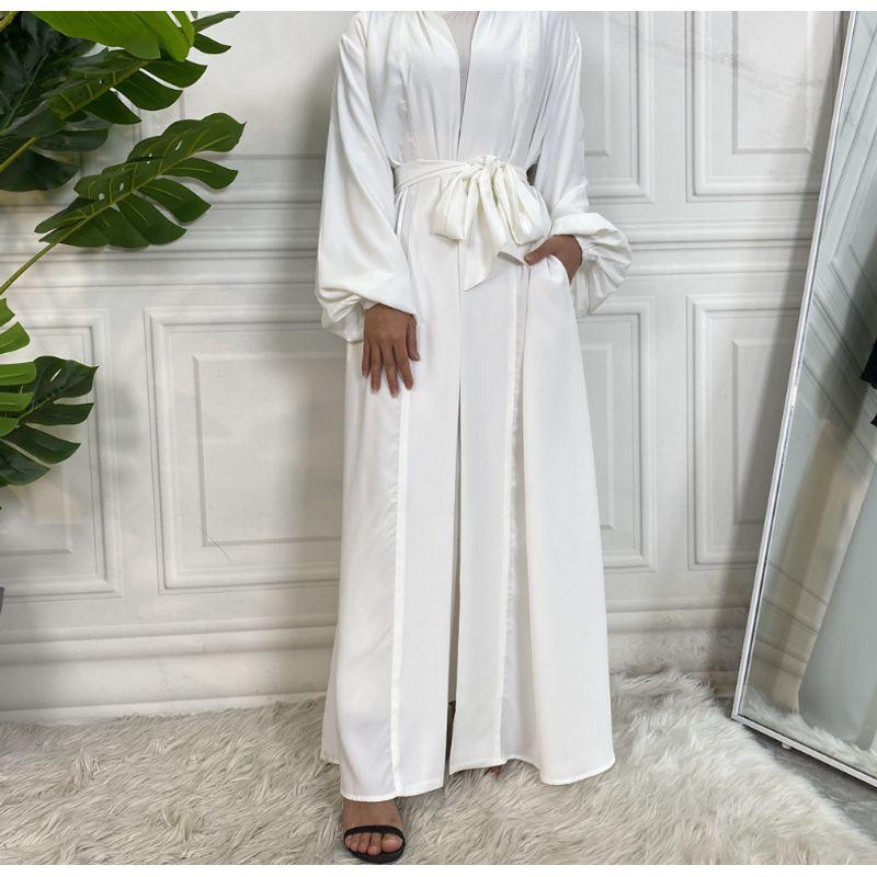 

Ethnic Style Cardigan Robe Dress Ethnic Style Casual Dress plus Size Robe White. XL