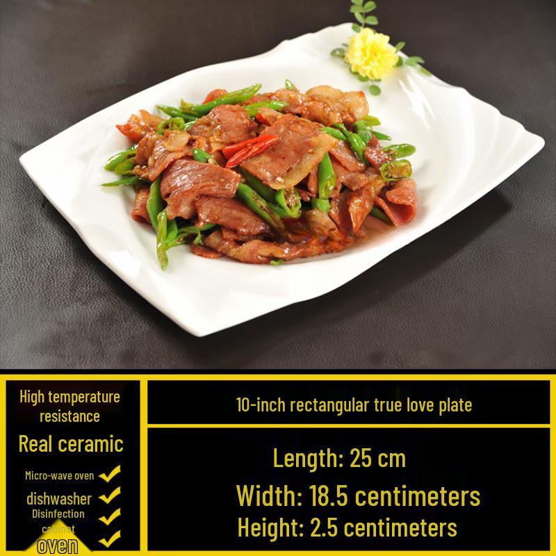 Sweet Elegant Irregular Ceramic Dinner Plate