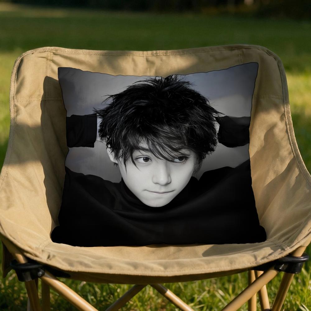 Actor NNijiro Murakami Cushion Cover Soft Reversible Durable Pillow Cover MultiScene Use for Home Car Daily Comfort
