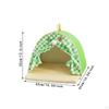 Pet Tent Cat Bed Spring and Summer Sofa Kittens Soft Indoor/Outdoor Puppy Cave Nest Kennel Cute