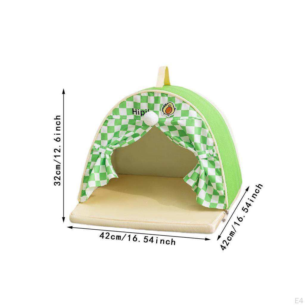 Pet Tent Cat Bed Spring and Summer Sofa Kittens Soft Indoor/Outdoor Puppy Cave Nest Kennel Cute