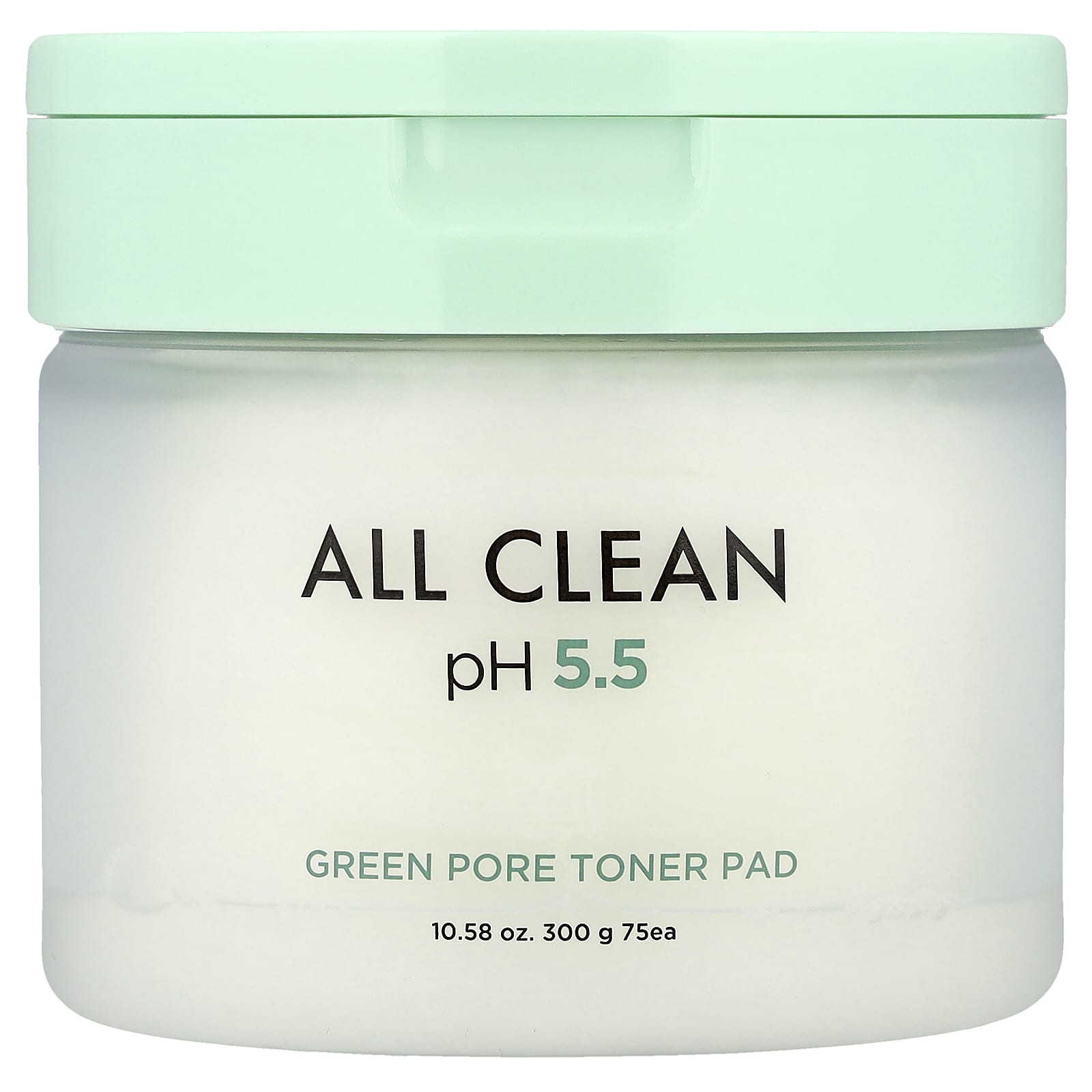 

All Clean, Зеленые тонер-пэды для пор, 75 шт., 300 г(10,58 унций)