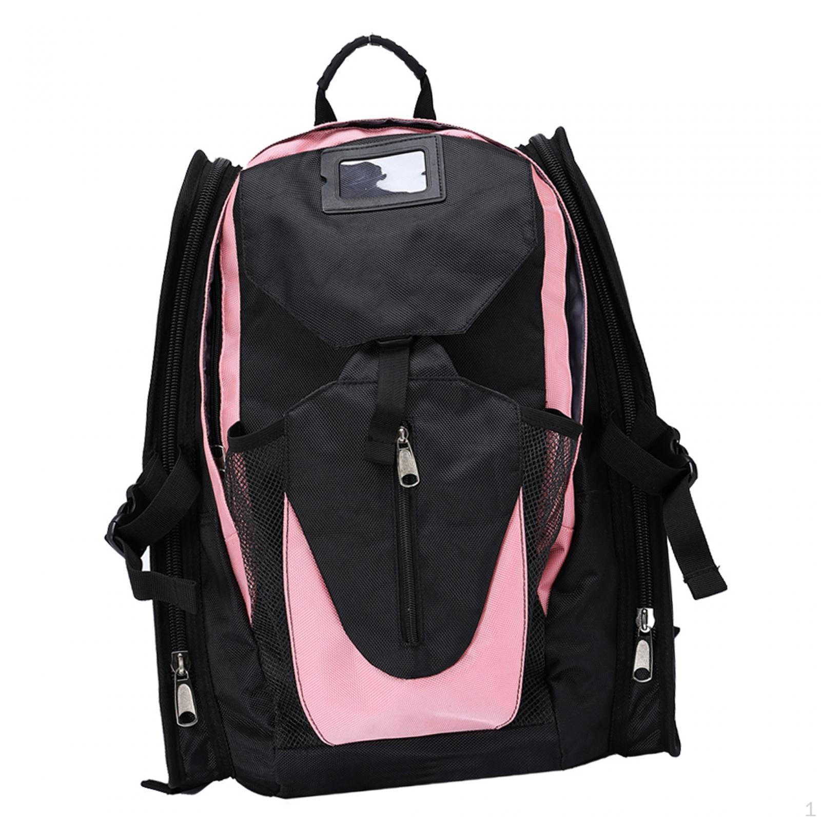 

Рюкзак для роликовых коньков, сумка для обуви, сумка для катания на роликовых коньках для скоростных коньков Pink Large