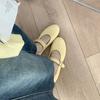 Fashion SUOJIALUN Spring New Women Flat Shoes Fashion Red Mary Jane Shoes Round Toe Ladies Ballerinas Shoes Shallow Slip On Dress Ballet