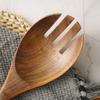 Reusable Wooden Fork Pasta Retro Salad Sushi Cooking Spoon Kitchen Utensil Tool