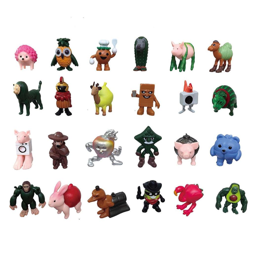 Italian Brain Rot Horror Figures 3rd Crazy and Fantastical Meme Creatures Descend Upon Your Tall Figures In Surprise Box - Series Desk! 3cm-5cm (24