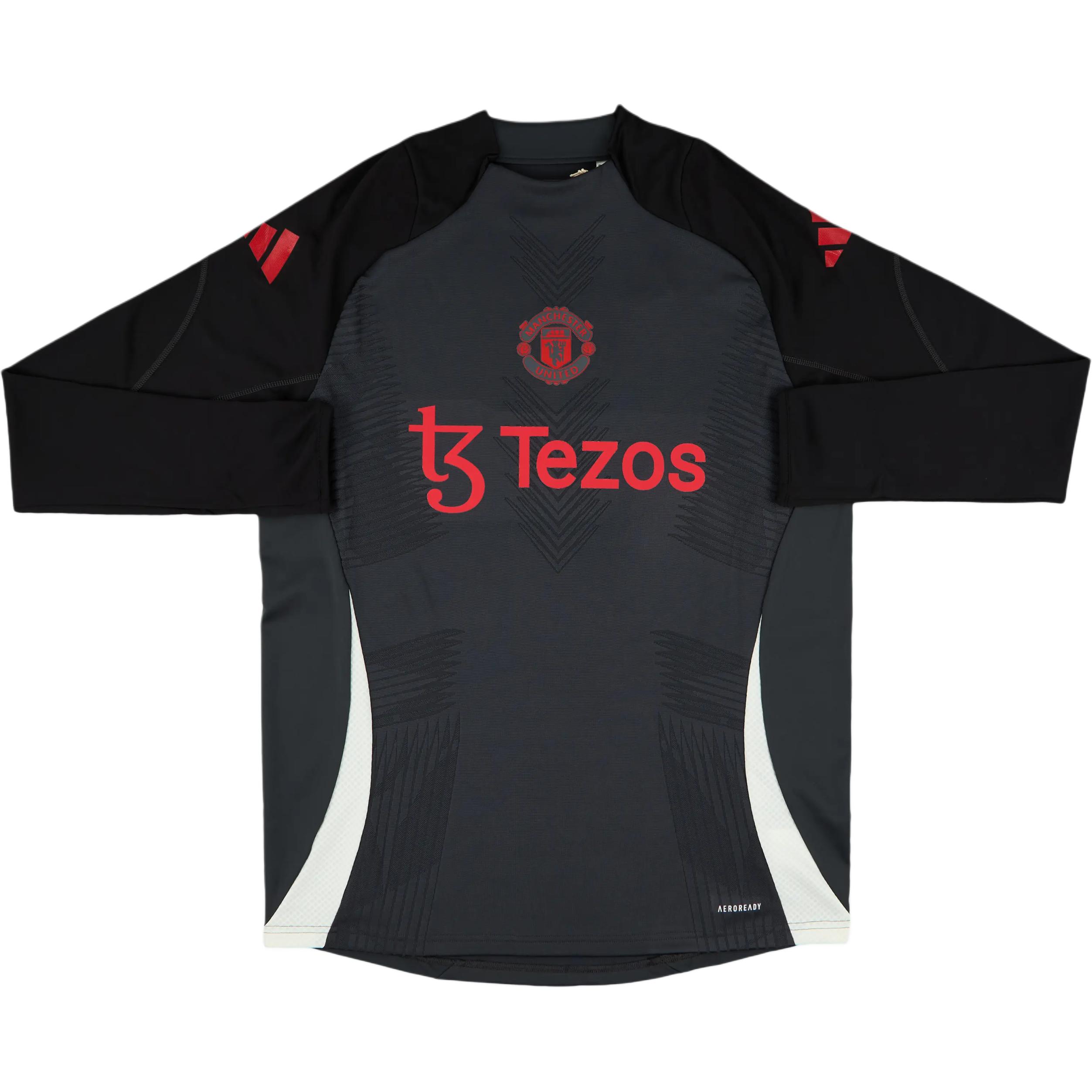 

Adidas Манчестер Юнайтед Сезон 24/25 Буква Приталенный крой Удобная футбольная майка Унисекс майка IS8092 S