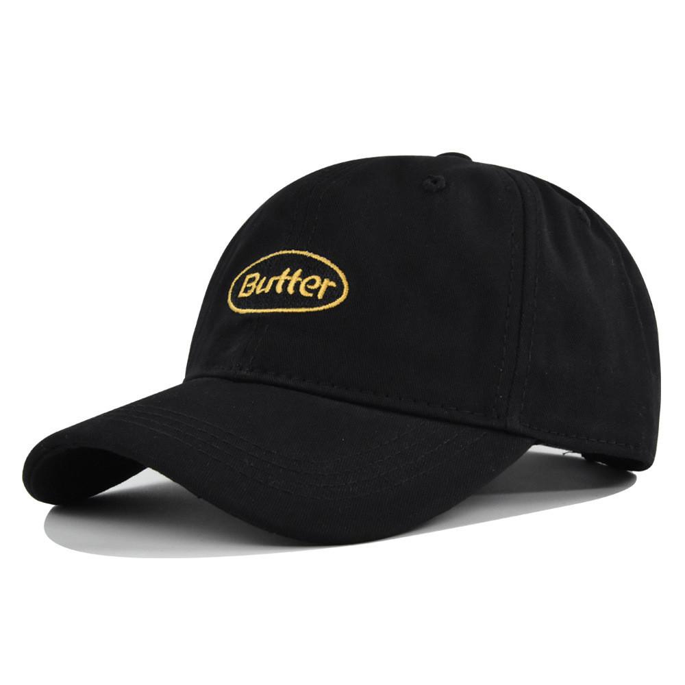 Cap Butter Baseball Letter Embroidered Duckbill Cap Sunshade Hat Cotton Material