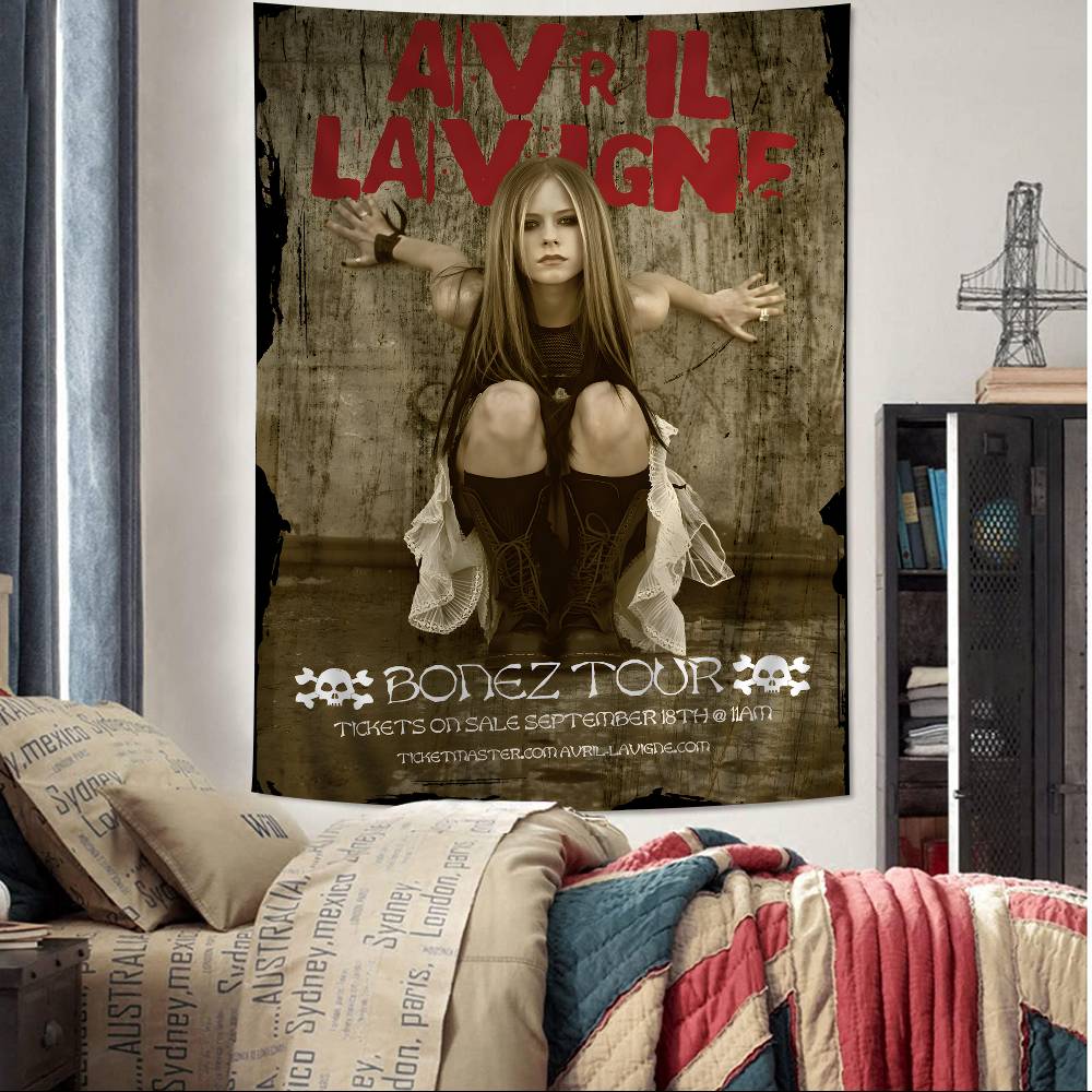 Avril Lavigne Arazzo Colorato da Appendere alla Parete Arazzi da Parete Bohemien Decorazione Artistica da Parete Mandala