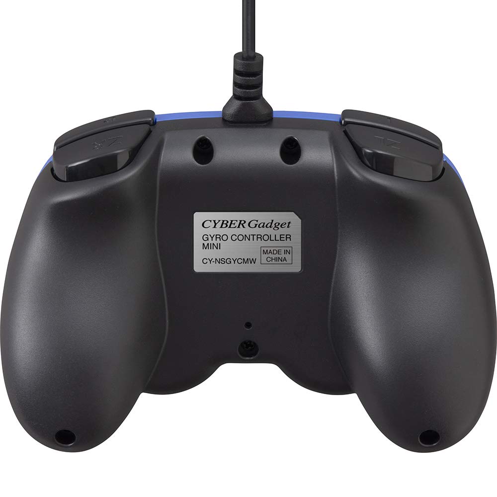 CYBER Gyro Controller Mini Wired Type Blue Switch (for Switch) -