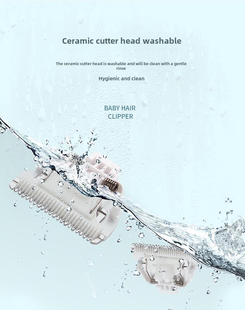 Rechargeable Electric Baby Hair Clipper for Newborns