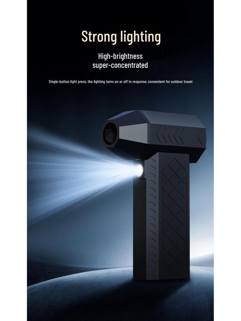 Handheld Wireless Mini Turbine Fan & Camping Vacuum Cleaner Combo