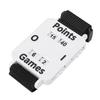 Tennis-Spielstand-Armband Verstellbares Tennis-Spielstand-Handgelenkband für Erwachsene Männer Frauen Outdoor-Sportspiele Weiß