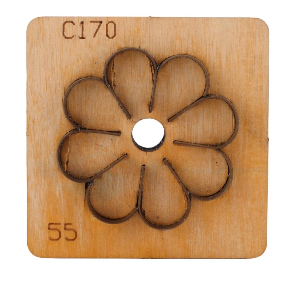 Leather Cutting Die Flower Shaped Metal Leathercraft Paper Art Cutter Punching Mold Crafting Tool