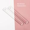 2Pcs Acrylic 2/3/4/5/6mm Rolling Strip Pin Rail Set Rolling Pin Guides Measuring Dough Strips Leveling for Pastry Baking Cookies