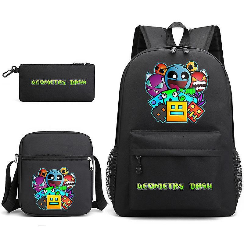 Heat Transfer Three-Piece Schoolbag Cartoon Peripheral Printing Backpack Student Satchel Pencil Case