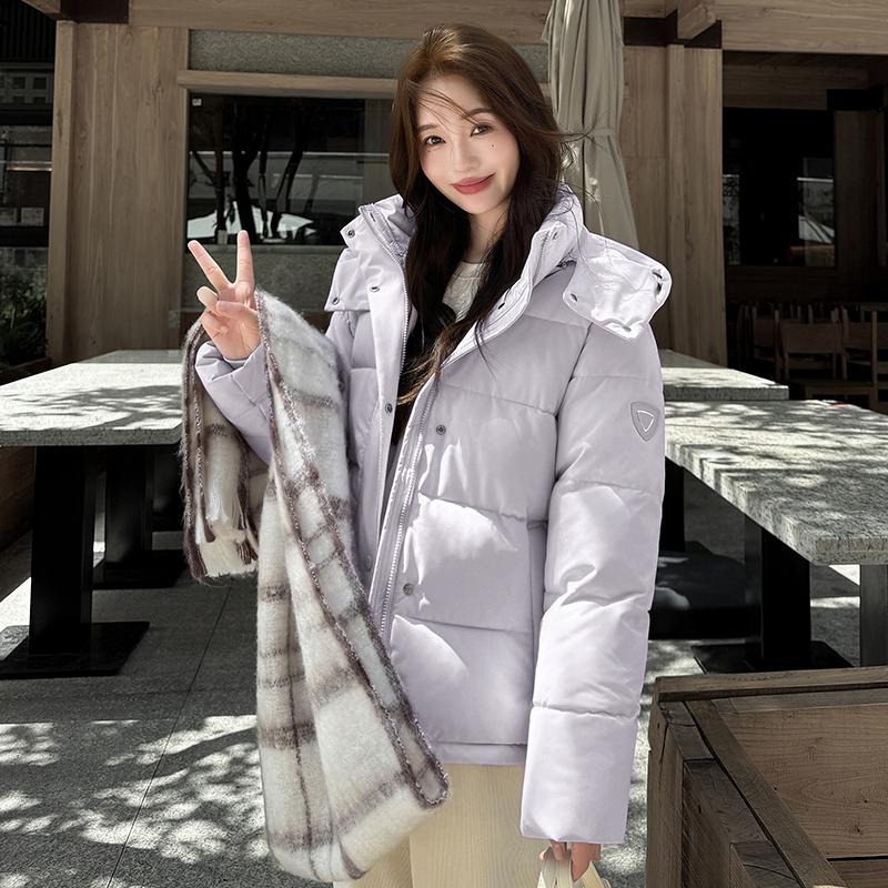 Autumn Winter Puffer Jacket Women Outerwear Thick Down Cotton Padded Coat Female Fashion Hooded Short Parkas