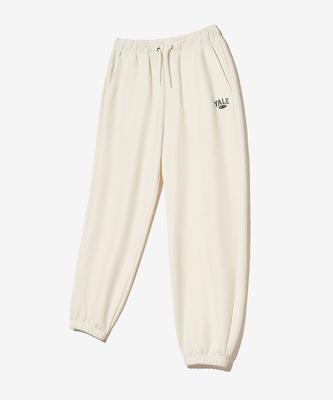 YALE Small Two-Tone Arch Sweatpants_Ivory